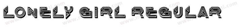Lonely Girl Regular字体转换